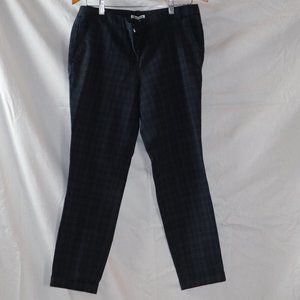 Plaid work pants